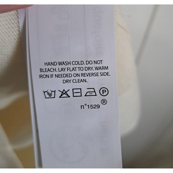 Polo by Ralph Lauren Women's XL Cream Merino Wool Sleeveless Turtleneck Sweater - Picture 7 of 8